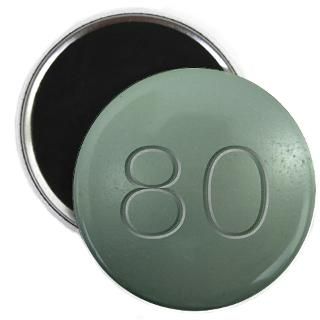 80 Gifts  80 Magnets  Oxycontin 80mg Green Pill Magnet