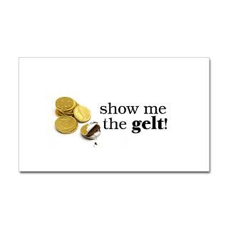 Show me the moneyGelt Oval Sticker (10 pk)