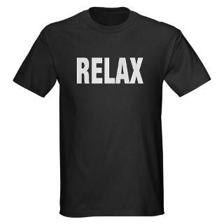 Frankie Says RELAX Retro 80s Black T Shirt T Shirt by relax_tshirt