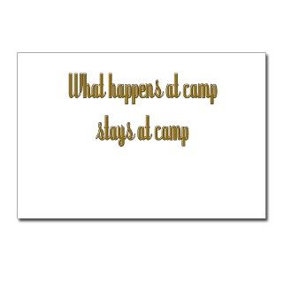 Attitude Gifts  Attitude Postcards  What happens at Camp stays at