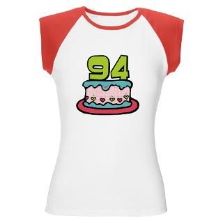 94 Year Old Birthday Cake Womens Long Sleeve Tee
