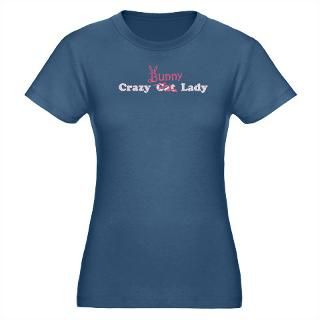 crazy bunny lady dk organic women s fitted t shi $ 29 89