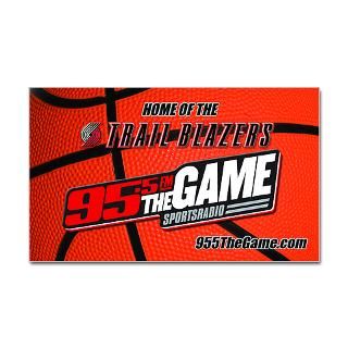 95.5 The Game Trail Blazers Rectangle Sticker by 955TheGame