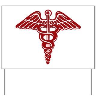 Medic Cadaceus (red) Yard Sign for $20.00