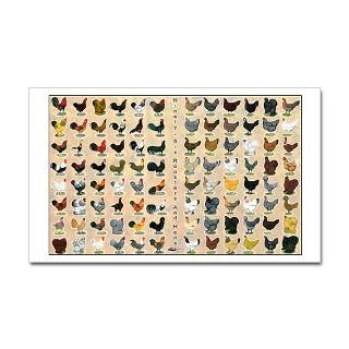 96 Roosters and Hens Decal for $4.25