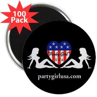 party girl usa 2 25 magnet 100 pack $ 109 98