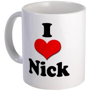 98 Degrees Gifts  98 Degrees Drinkware  I Heart Nick Mug