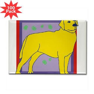 Labrador Retriever Rectangle Magnet (100 pack)