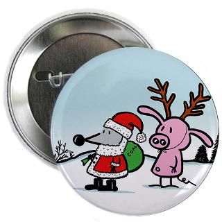 santa rat pig reindeer button 2 25 button $ 3 99