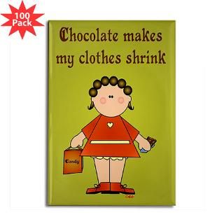 Art Kitchen and Entertaining  Chocolate Rectangle Magnet (100 pack