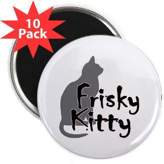 Frisky Kitty 2.25 Button (100 pack)