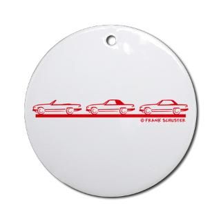 Mercedes 450 SL Type 107 Ornament (Round) for $12.50