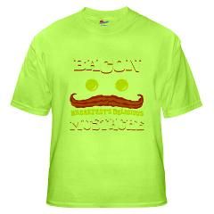 Bacon Mustache T Shirt by Admin_CP3046566