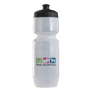 Akc Gifts  Akc Water Bottles  Peace, Love, Wolfhounds Trek Water