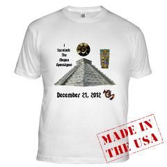 Survived the Mayan Apocalypse 2012 T Shirt by MayanApocalypse