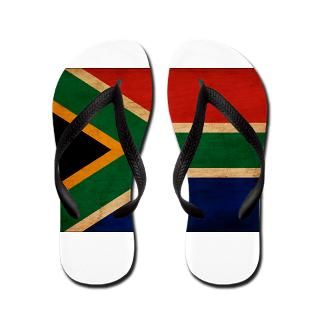 South Africa Flag Flip Flops by antiqueworldflags