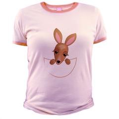 kangaroo pouch Maternity T Shirt by mariabellimages