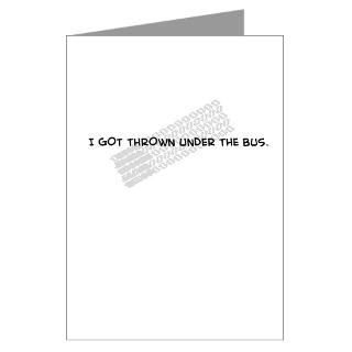 Thrown Under the Bus / Welcome Cards (6 pk)