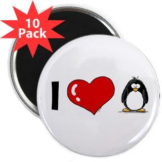 Love Penguins 2.25 Magnet (10 pack)