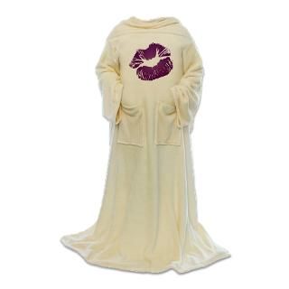 Emo Gifts  Emo Home Decor  Big Purple Lips Blanket Wrap