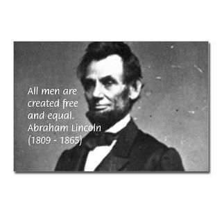 Abraham Lincoln Postcards (Package of 8) for $9.50