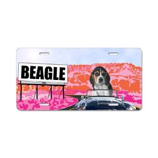 Silver Metallic Beagle Oval Sticker (50 pk)