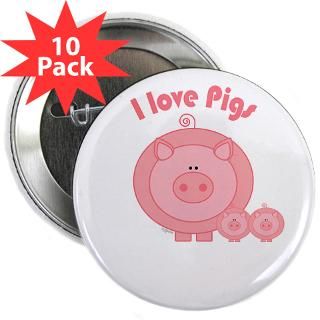 Love Pigs 2.25 Button (10 pack)