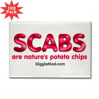 Scab Potato Chips Rectangle Magnet (100 pack)