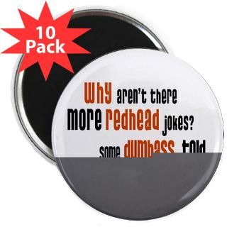 Redhead Jokes 2.25 Magnet (10 pack)