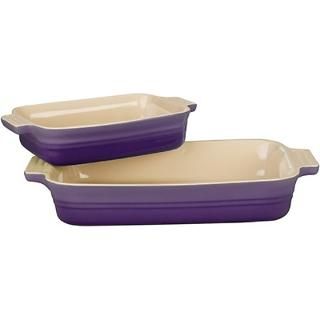 Le Creuset 10.5x7 in. Cassis Purple Rectangular Ba