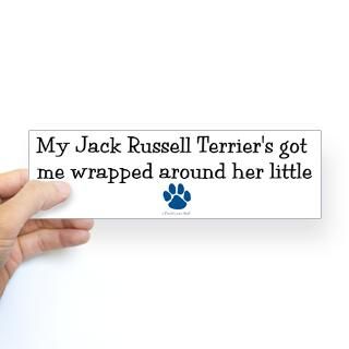 Funny Jack Russell Stickers  Car Bumper Stickers, Decals