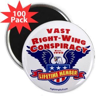vast right wing conspiracy 2 25 magnet 100 pack $ 139 99