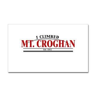 Climbed Mt. Croghan Rectangle Sticker by thejohndavis