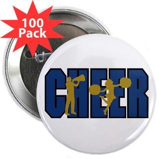 cheer blue and gold cheerleading 2 25 button 100 $ 137 49