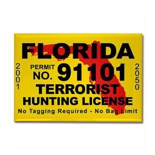 Florida Terrorist Hunting License  CafeStickers