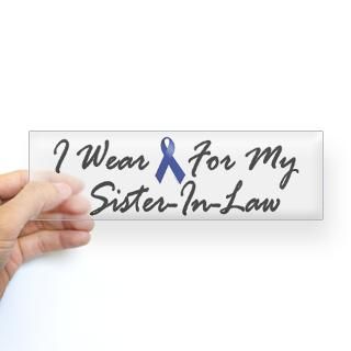 Colorectal Cancer Stickers  Car Bumper Stickers, Decals