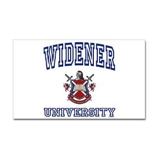 WIDENER University Rectangle Sticker