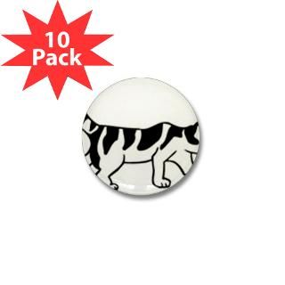 Black and white cat Mini Button (10 pack)