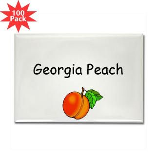 georgia peach souvenir rectangle magnet 100 pack $ 144 99