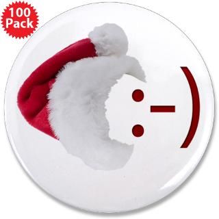 smiley emoticon santa hat 3 5 button 100 pack $ 147 99