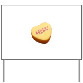 Curse Word Symbols on a Candy Heart  American Angst
