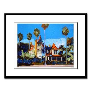 Vintage California Large Framed Print  San Diego California