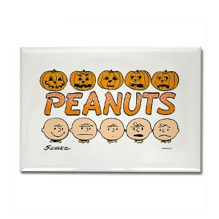 Peanuts Halloween Rectangle Magnet