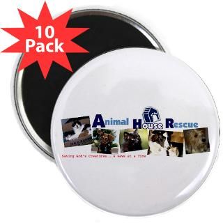 Animal House Rescue 2.25 Magnet (10 pack)