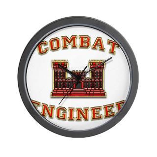 Combat Engineer Clock  Buy Combat Engineer Clocks