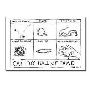 Cat Toy Hall of Fame Postcards (Package of 8) for $9.50