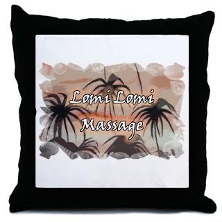 Lomi Lomi Massage Throw Pillow