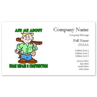 Home Improvement And Repairs Business Card Templates & Designs  Buy