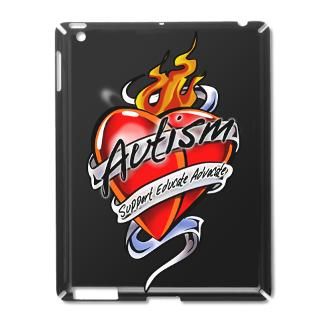 166 Gifts  166 IPad Cases  Autism Tattoo Heart iPad2 Case