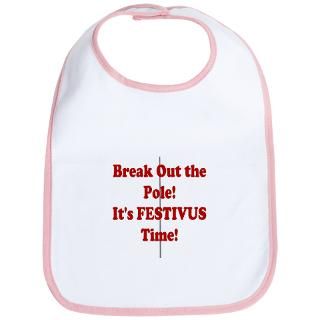 Break Gifts  Break Baby Bibs  SEINFELD FESTIVUS POLE Bib